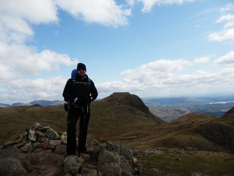 Me at the summit of Pike of Stickle