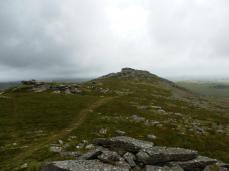 Along the ridge to the main top of Rough Tor
