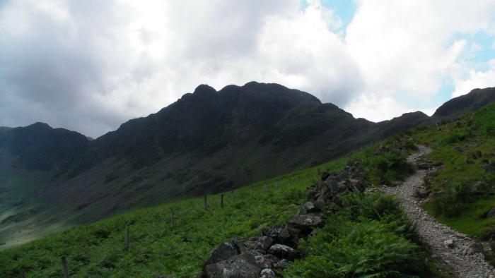 Haystacks and the path to Scarth Gap from Buttermere